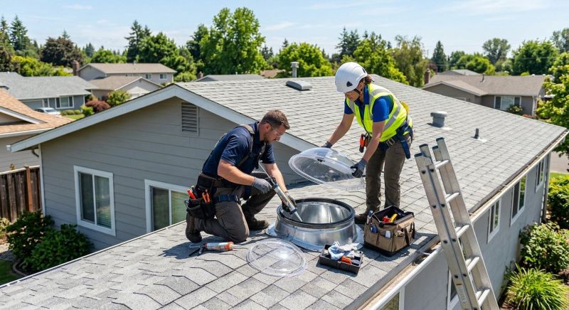 Solar Tube Installation