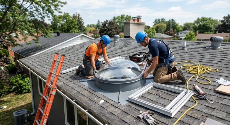 Dome Skylight Installation in Santa Rosa, CA